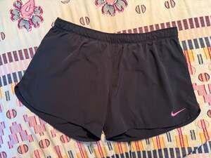 Nike Dri-FIT Black Pink Running Shorts Built In Compression Shorts Athleisure